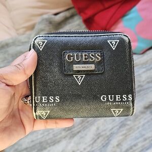 GUESS Monochrome Logo Wallet